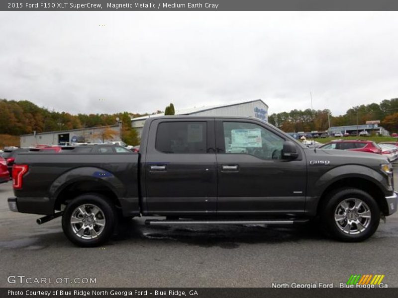 Magnetic Metallic / Medium Earth Gray 2015 Ford F150 XLT SuperCrew
