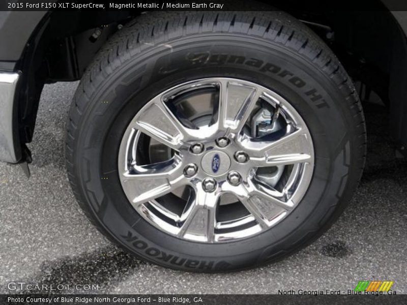 Magnetic Metallic / Medium Earth Gray 2015 Ford F150 XLT SuperCrew