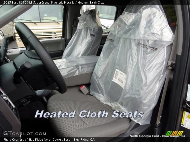 Magnetic Metallic / Medium Earth Gray 2015 Ford F150 XLT SuperCrew