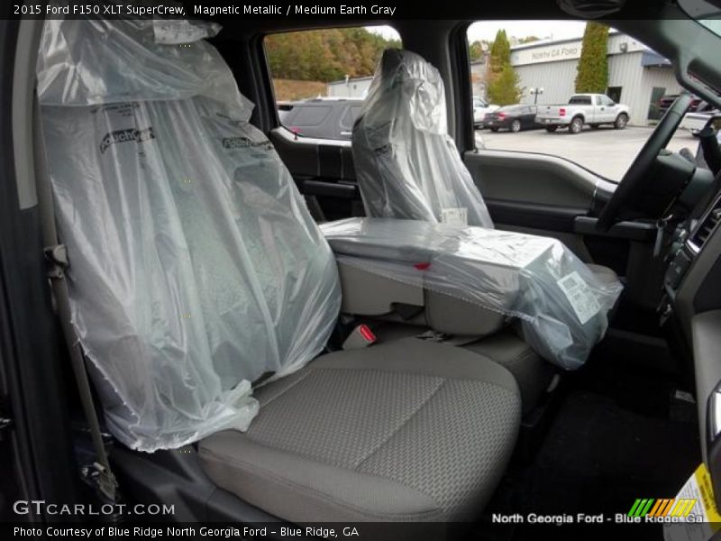 Magnetic Metallic / Medium Earth Gray 2015 Ford F150 XLT SuperCrew