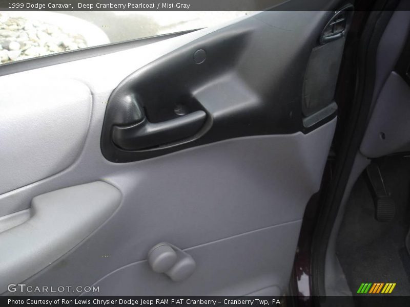 Deep Cranberry Pearlcoat / Mist Gray 1999 Dodge Caravan