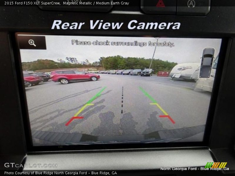 Magnetic Metallic / Medium Earth Gray 2015 Ford F150 XLT SuperCrew