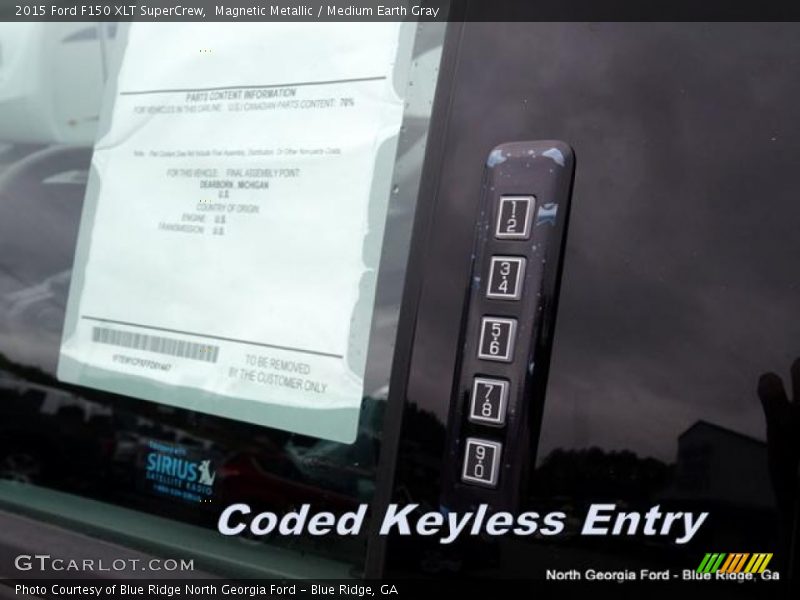 Magnetic Metallic / Medium Earth Gray 2015 Ford F150 XLT SuperCrew