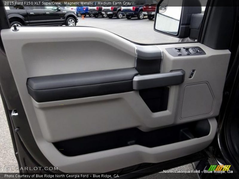 Magnetic Metallic / Medium Earth Gray 2015 Ford F150 XLT SuperCrew