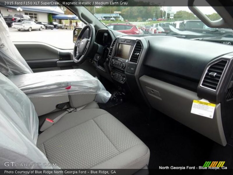 Magnetic Metallic / Medium Earth Gray 2015 Ford F150 XLT SuperCrew