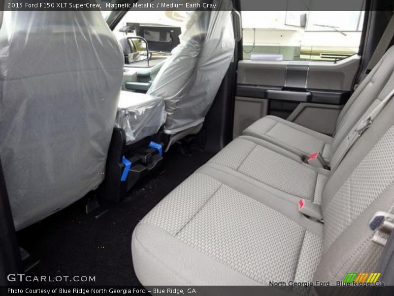 Magnetic Metallic / Medium Earth Gray 2015 Ford F150 XLT SuperCrew