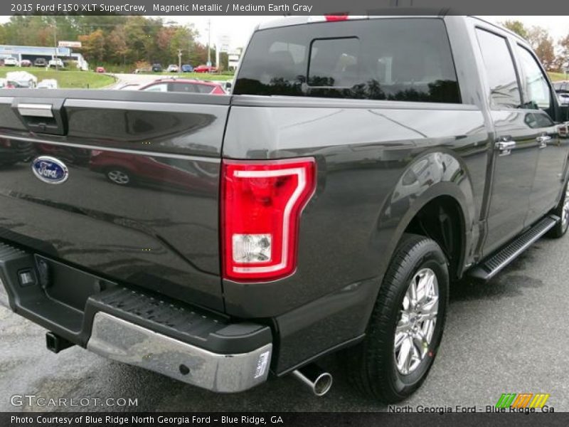Magnetic Metallic / Medium Earth Gray 2015 Ford F150 XLT SuperCrew
