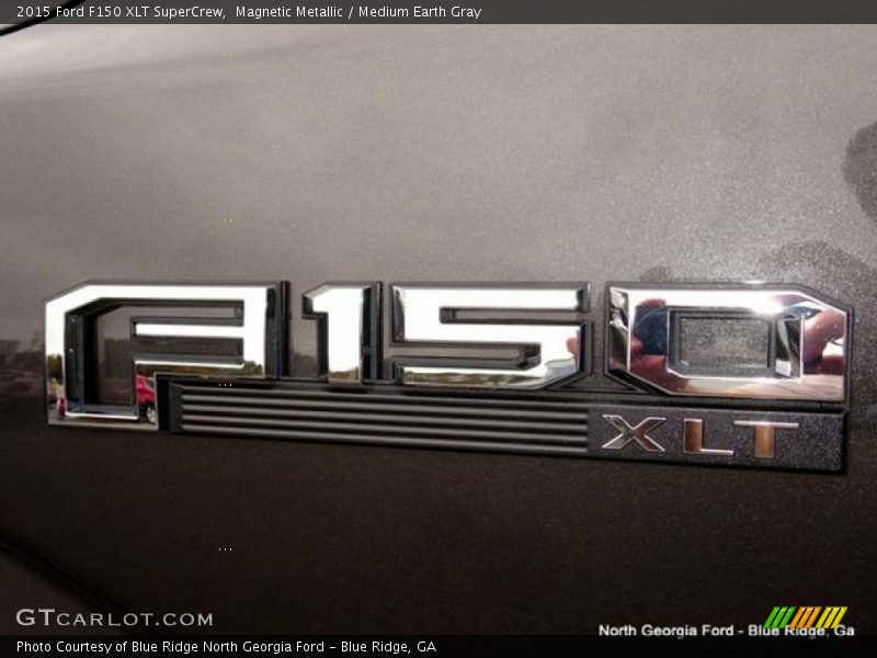 Magnetic Metallic / Medium Earth Gray 2015 Ford F150 XLT SuperCrew