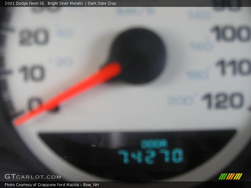 Bright Silver Metallic / Dark Slate Gray 2001 Dodge Neon SE
