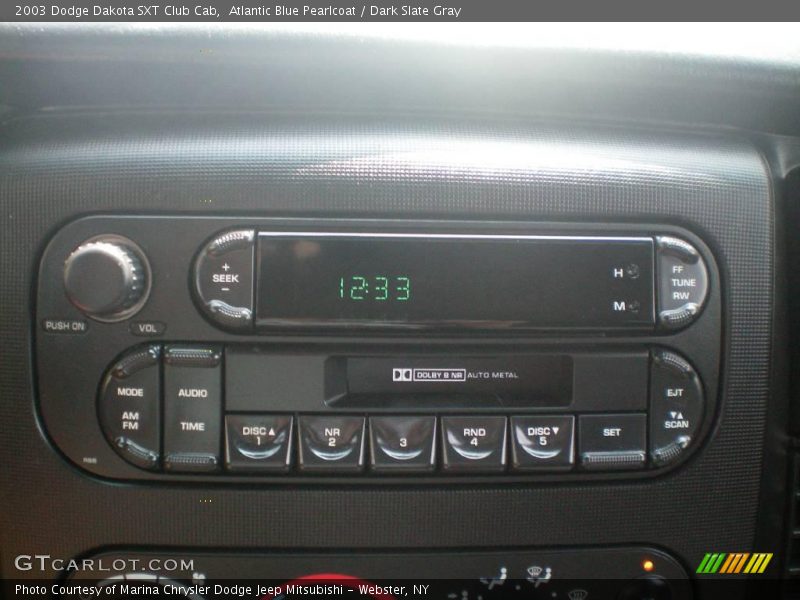 Atlantic Blue Pearlcoat / Dark Slate Gray 2003 Dodge Dakota SXT Club Cab