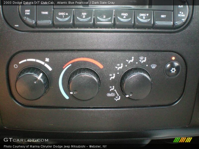 Atlantic Blue Pearlcoat / Dark Slate Gray 2003 Dodge Dakota SXT Club Cab