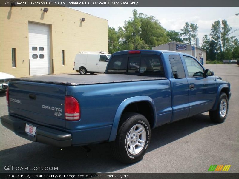 Atlantic Blue Pearlcoat / Dark Slate Gray 2003 Dodge Dakota SXT Club Cab