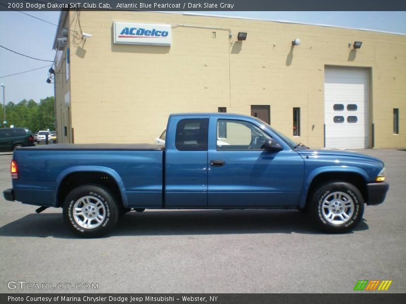 Atlantic Blue Pearlcoat / Dark Slate Gray 2003 Dodge Dakota SXT Club Cab
