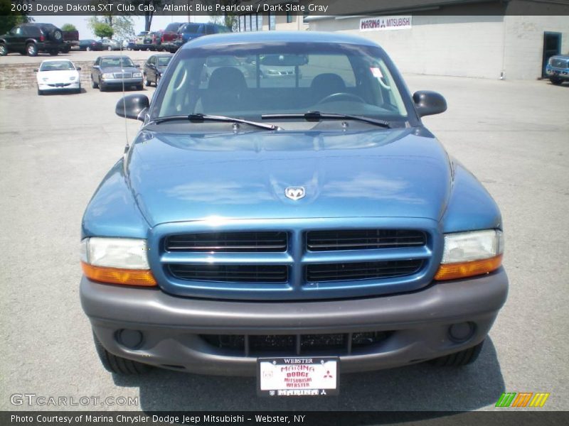 Atlantic Blue Pearlcoat / Dark Slate Gray 2003 Dodge Dakota SXT Club Cab