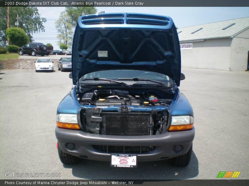 Atlantic Blue Pearlcoat / Dark Slate Gray 2003 Dodge Dakota SXT Club Cab