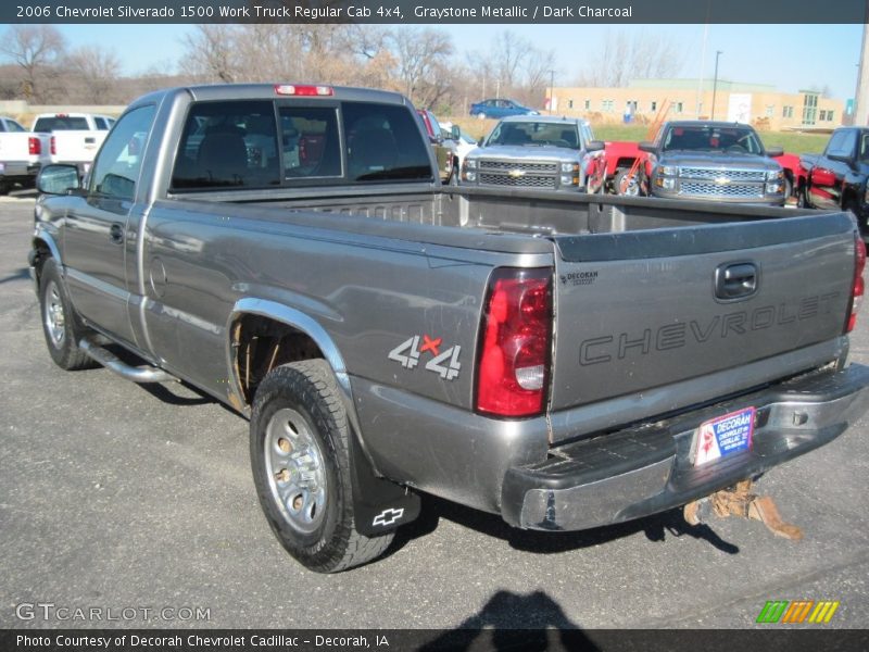 Graystone Metallic / Dark Charcoal 2006 Chevrolet Silverado 1500 Work Truck Regular Cab 4x4