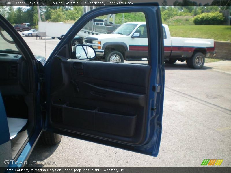 Atlantic Blue Pearlcoat / Dark Slate Gray 2003 Dodge Dakota SXT Club Cab