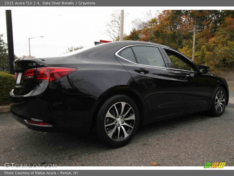 Slate Silver Metallic / Graystone 2015 Acura TLX 2.4