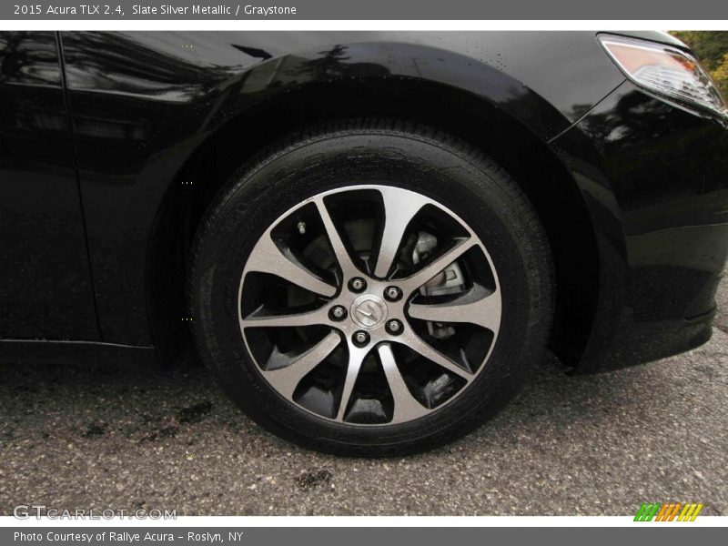 Slate Silver Metallic / Graystone 2015 Acura TLX 2.4