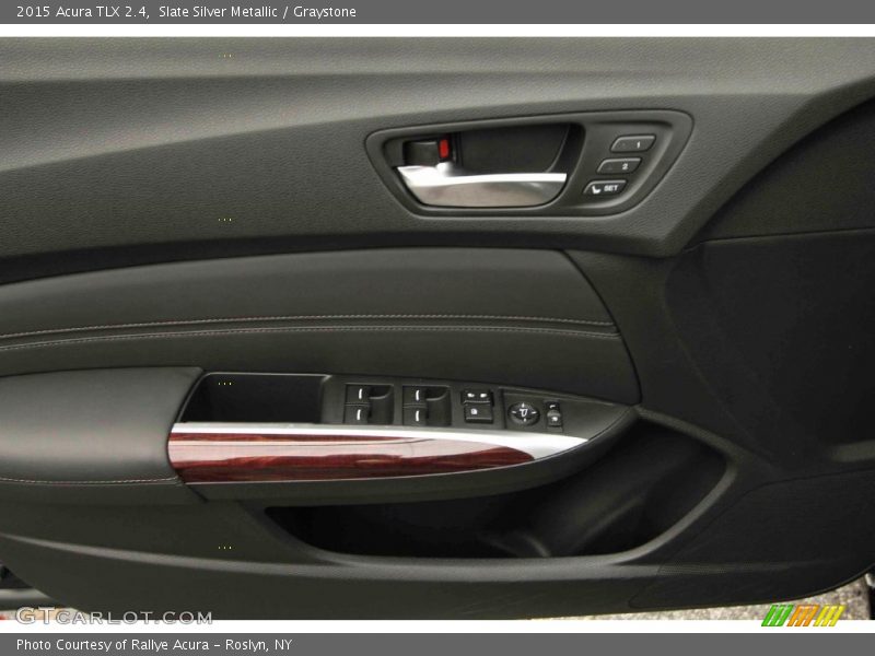 Slate Silver Metallic / Graystone 2015 Acura TLX 2.4