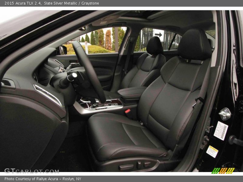 Slate Silver Metallic / Graystone 2015 Acura TLX 2.4
