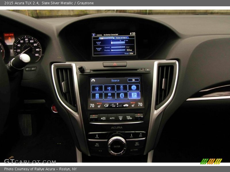 Slate Silver Metallic / Graystone 2015 Acura TLX 2.4