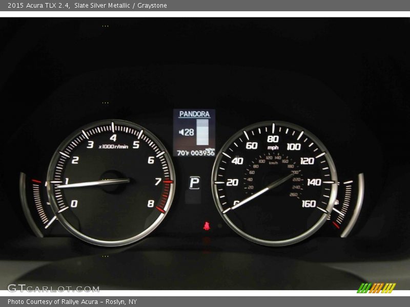 Slate Silver Metallic / Graystone 2015 Acura TLX 2.4