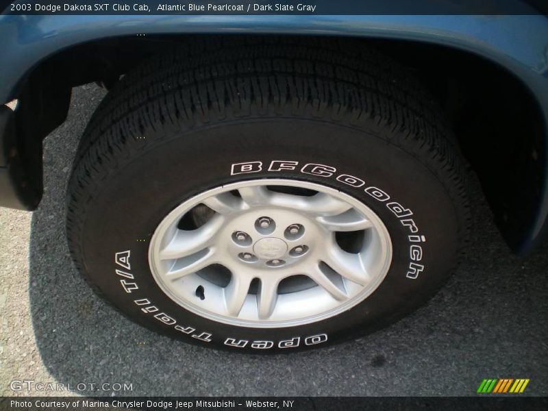 Atlantic Blue Pearlcoat / Dark Slate Gray 2003 Dodge Dakota SXT Club Cab