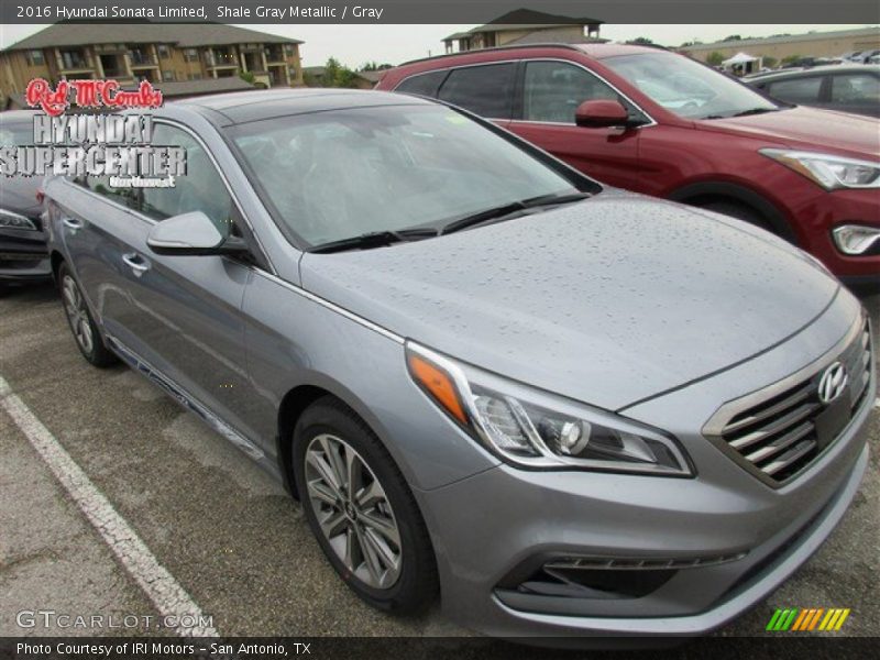 Shale Gray Metallic / Gray 2016 Hyundai Sonata Limited