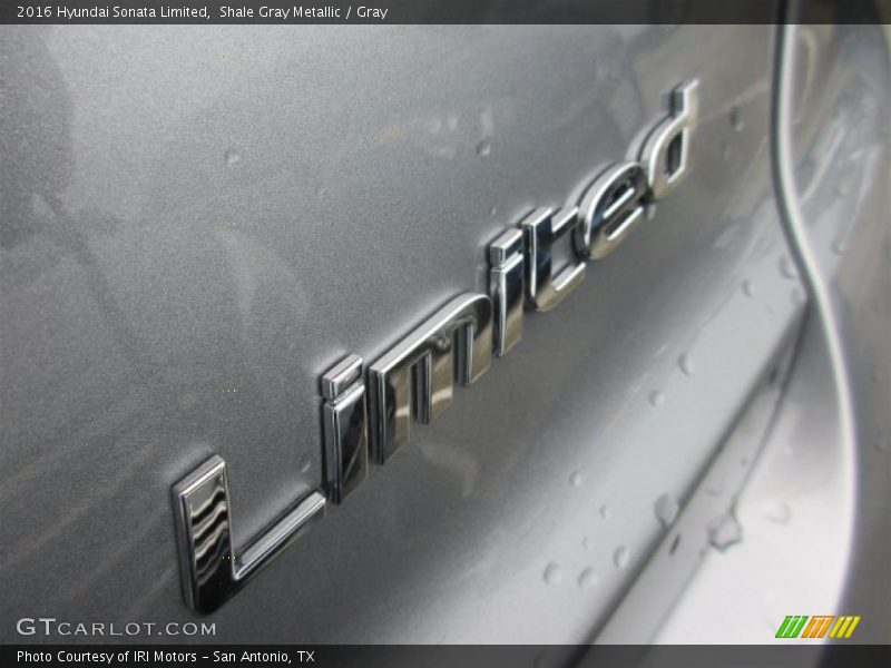 Shale Gray Metallic / Gray 2016 Hyundai Sonata Limited