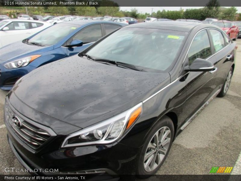 Phantom Black / Black 2016 Hyundai Sonata Limited
