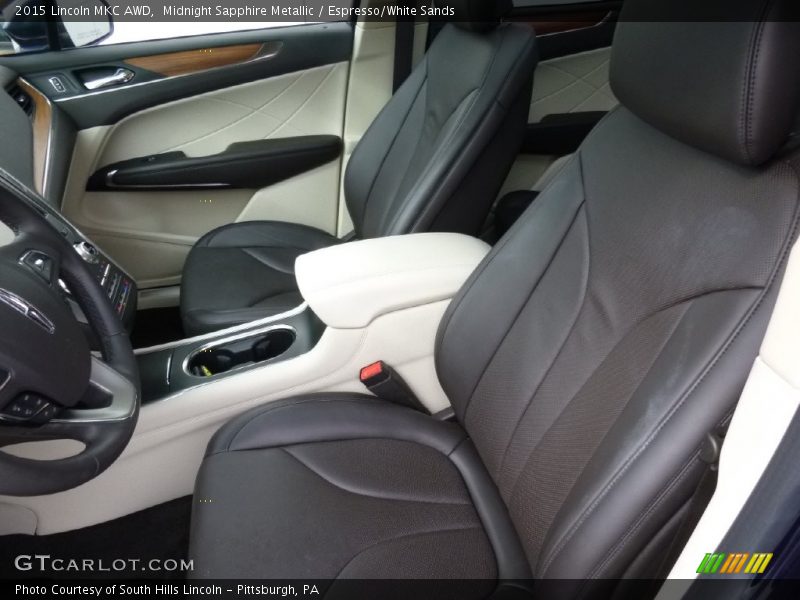 Front Seat of 2015 MKC AWD
