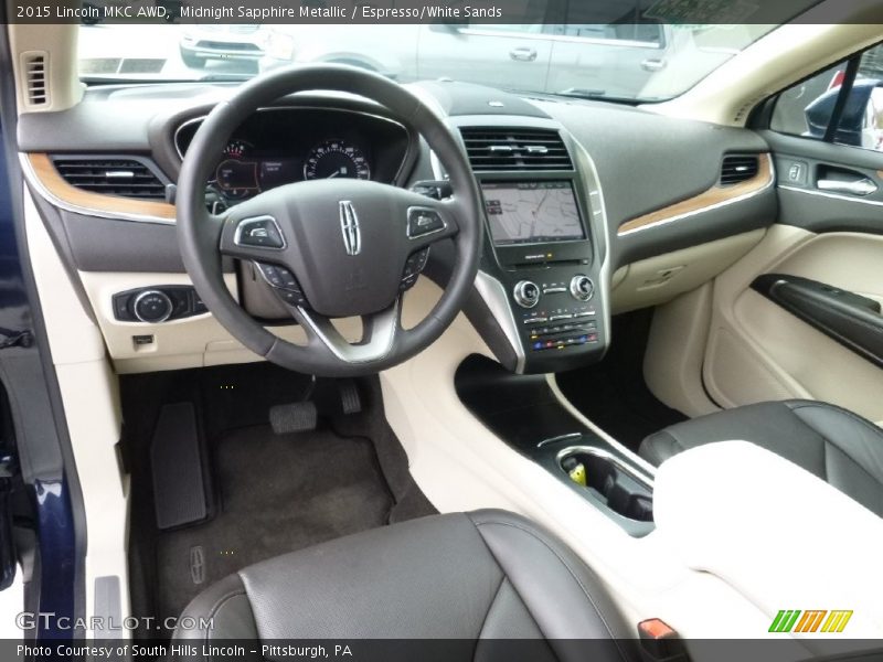 Espresso/White Sands Interior - 2015 MKC AWD 