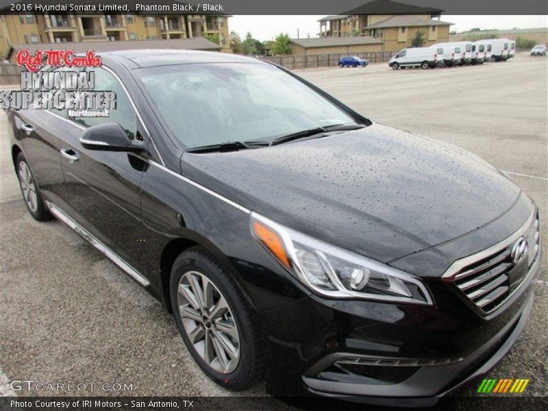 Phantom Black / Black 2016 Hyundai Sonata Limited