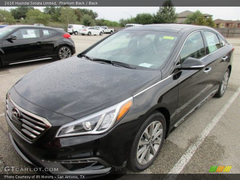 Phantom Black / Black 2016 Hyundai Sonata Limited