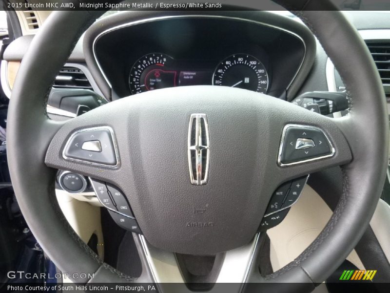  2015 MKC AWD Steering Wheel