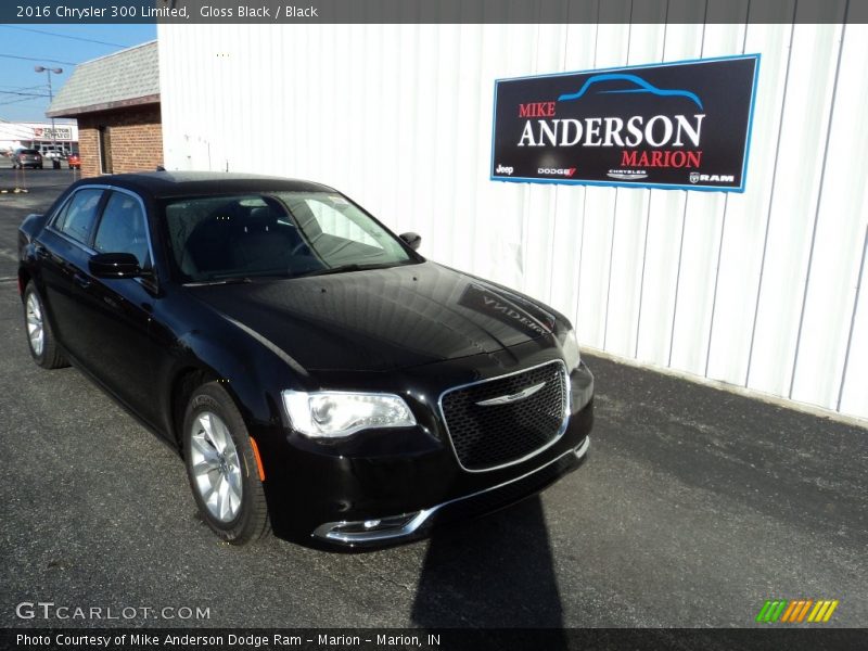 Gloss Black / Black 2016 Chrysler 300 Limited