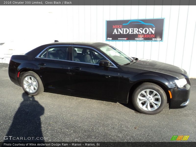Gloss Black / Black 2016 Chrysler 300 Limited