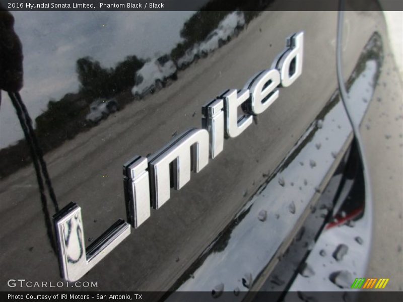 Phantom Black / Black 2016 Hyundai Sonata Limited