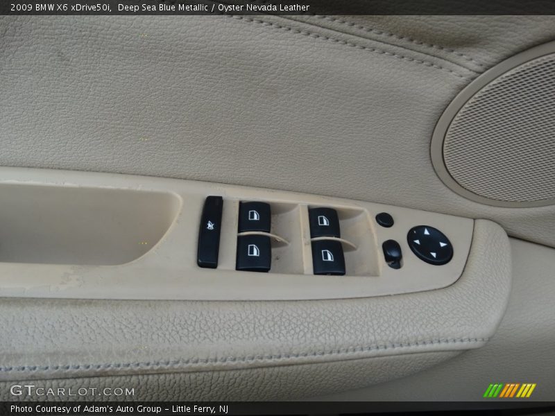 Deep Sea Blue Metallic / Oyster Nevada Leather 2009 BMW X6 xDrive50i
