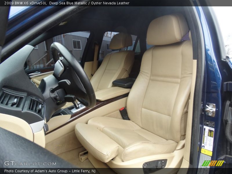  2009 X6 xDrive50i Oyster Nevada Leather Interior