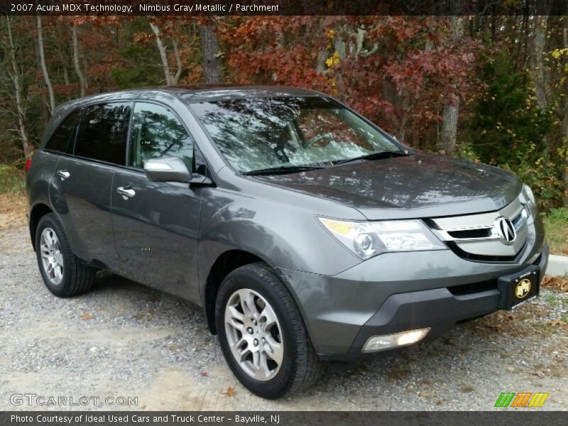 Nimbus Gray Metallic / Parchment 2007 Acura MDX Technology
