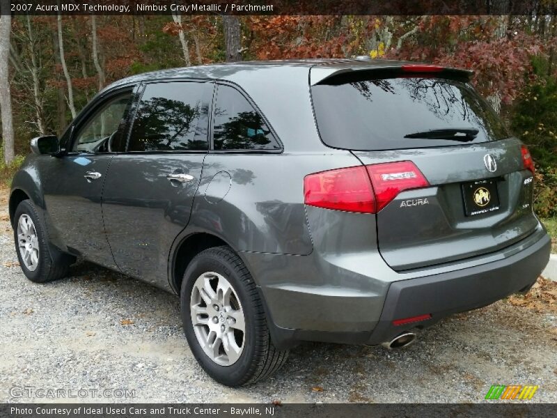 Nimbus Gray Metallic / Parchment 2007 Acura MDX Technology
