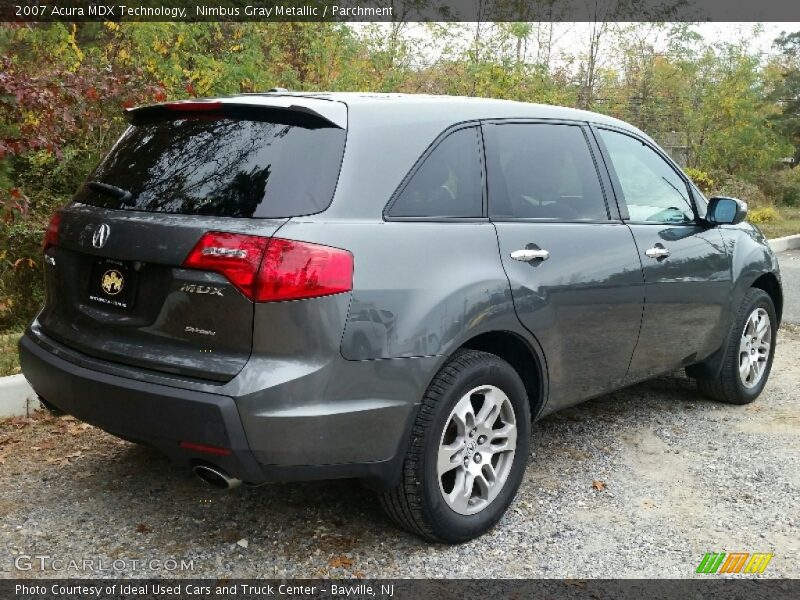 Nimbus Gray Metallic / Parchment 2007 Acura MDX Technology