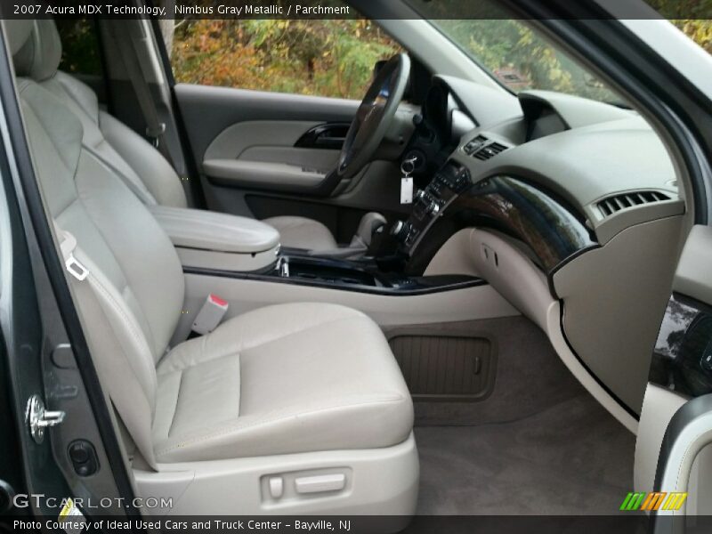 Nimbus Gray Metallic / Parchment 2007 Acura MDX Technology