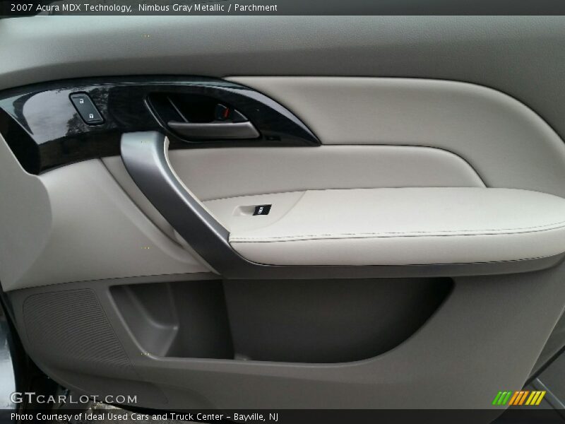 Nimbus Gray Metallic / Parchment 2007 Acura MDX Technology