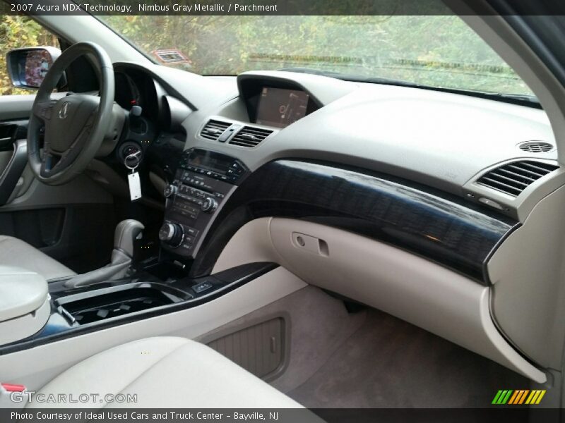Nimbus Gray Metallic / Parchment 2007 Acura MDX Technology