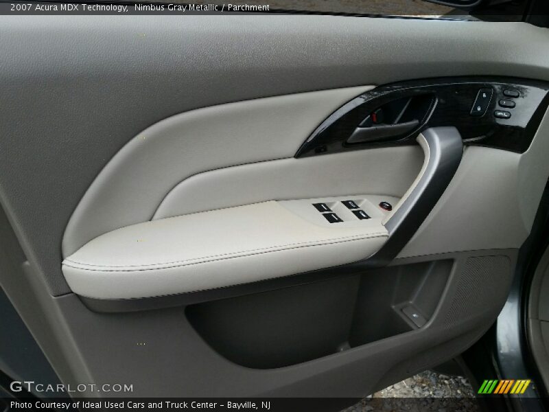 Nimbus Gray Metallic / Parchment 2007 Acura MDX Technology