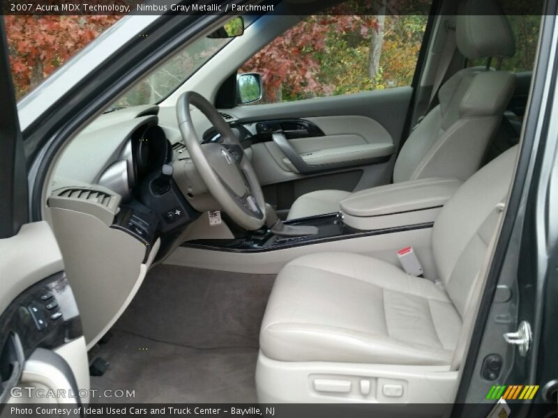 Nimbus Gray Metallic / Parchment 2007 Acura MDX Technology