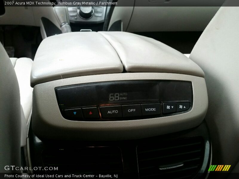 Nimbus Gray Metallic / Parchment 2007 Acura MDX Technology